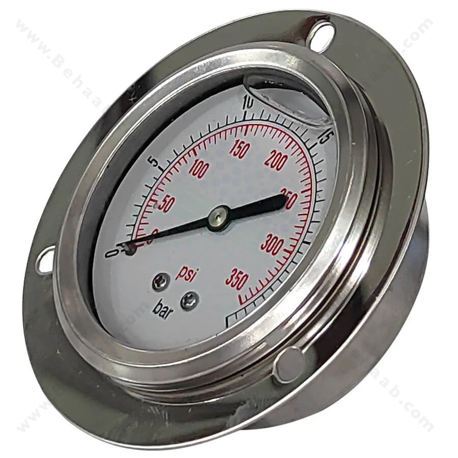گیج فشار عقربه‌ ای 25 بار - Pressure Gauge 0-25 bar