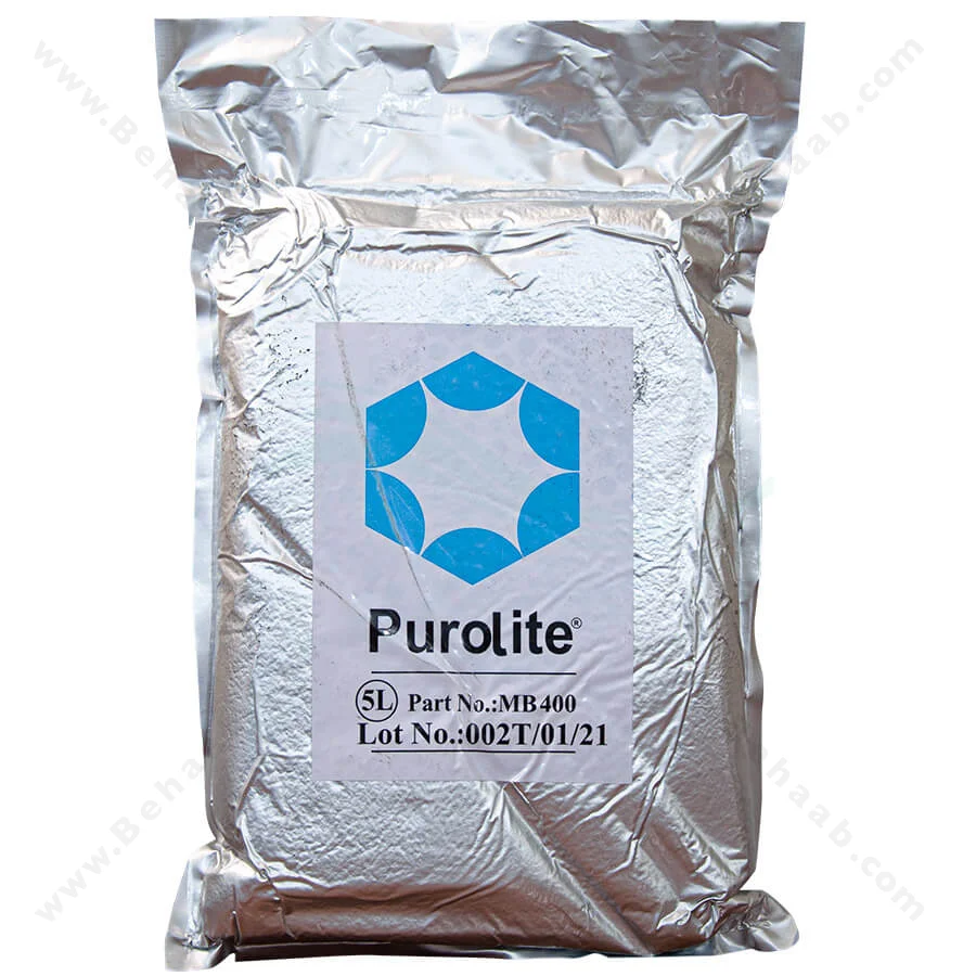 رزین میکس بد پرولایت PUROLITE مدل MB400 یک لیتری - Purolite MB400 Mixed Bed Water Softener Resin
