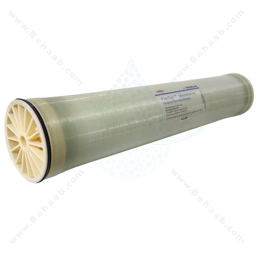 فیلتر ممبران 8 اینچ فیلمتک (FILMTEC) مدل BW30-HRLE-440 - 8inch Filmtec BW30-HRLE-440 Brackish Water Industrial RO Membrane