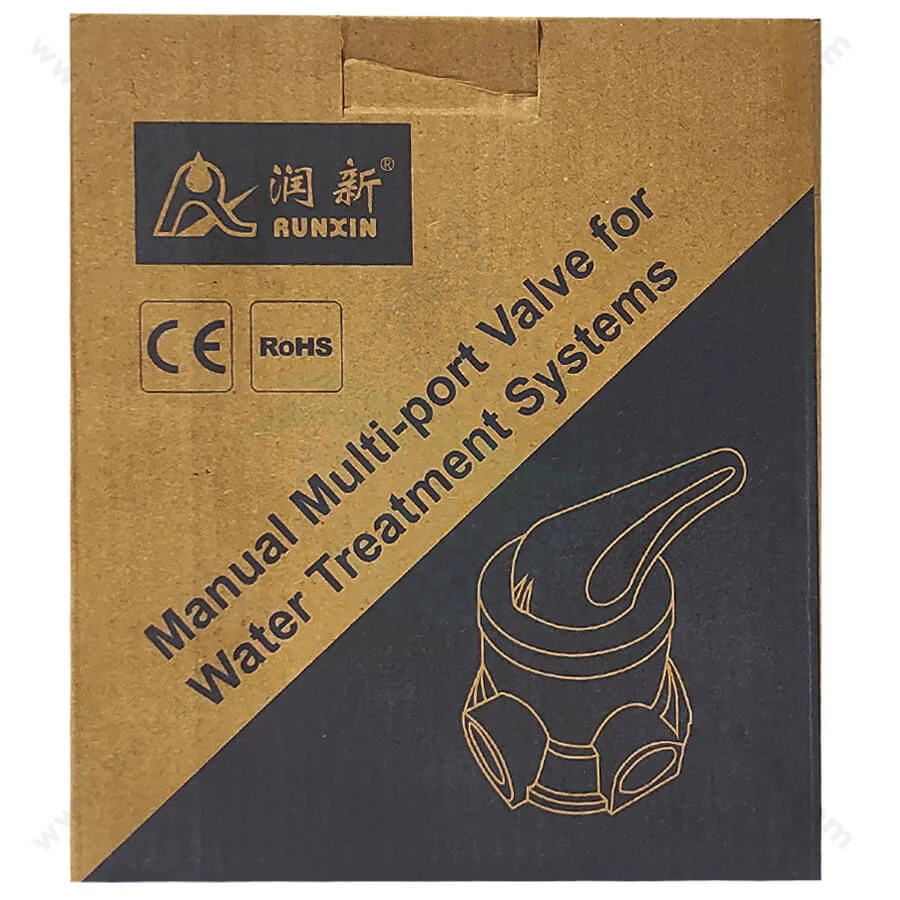 شیر دستی فیلتر FRP رانکسین مدل F56A2 - Runxin F56A2 Manual Multiport Filter Valve