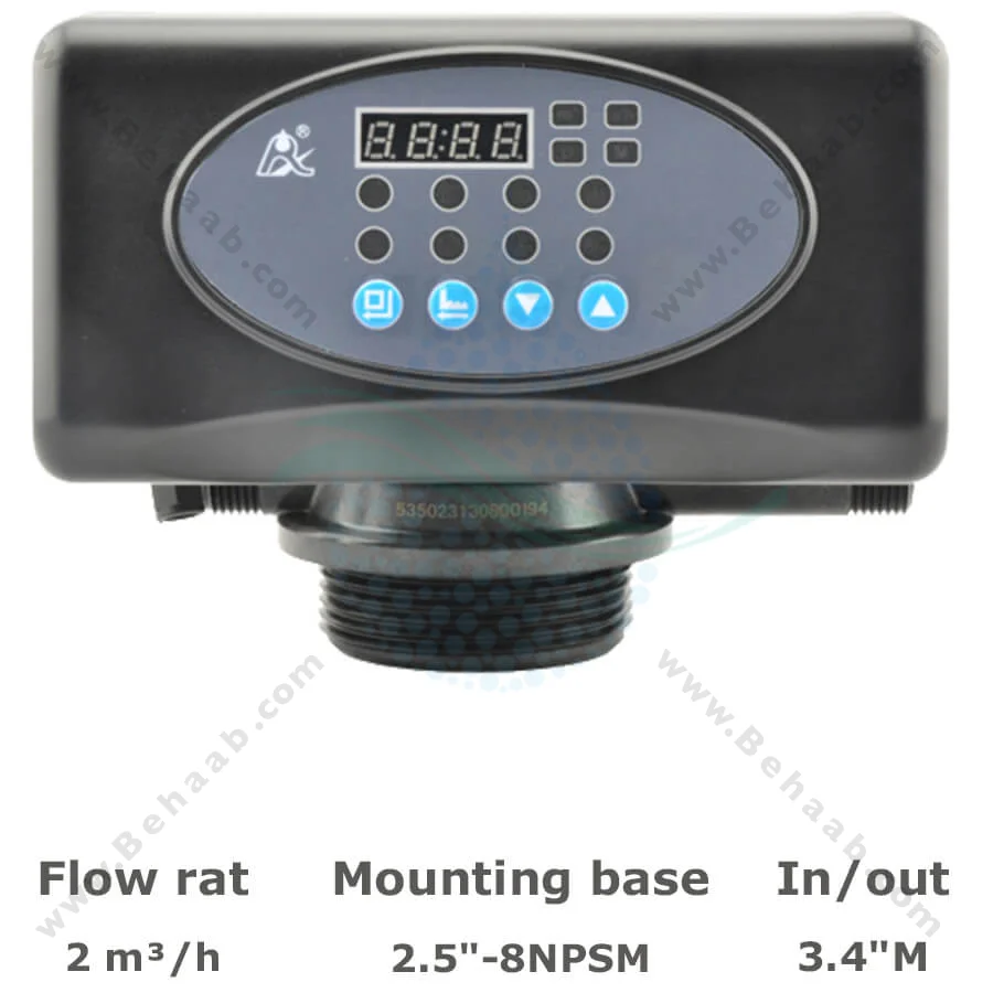 شیر اتوماتیک فیلتر FRP رانکسین مدل F71P1 - Runxin F71P1 Automatic Multiport Filter Valve
