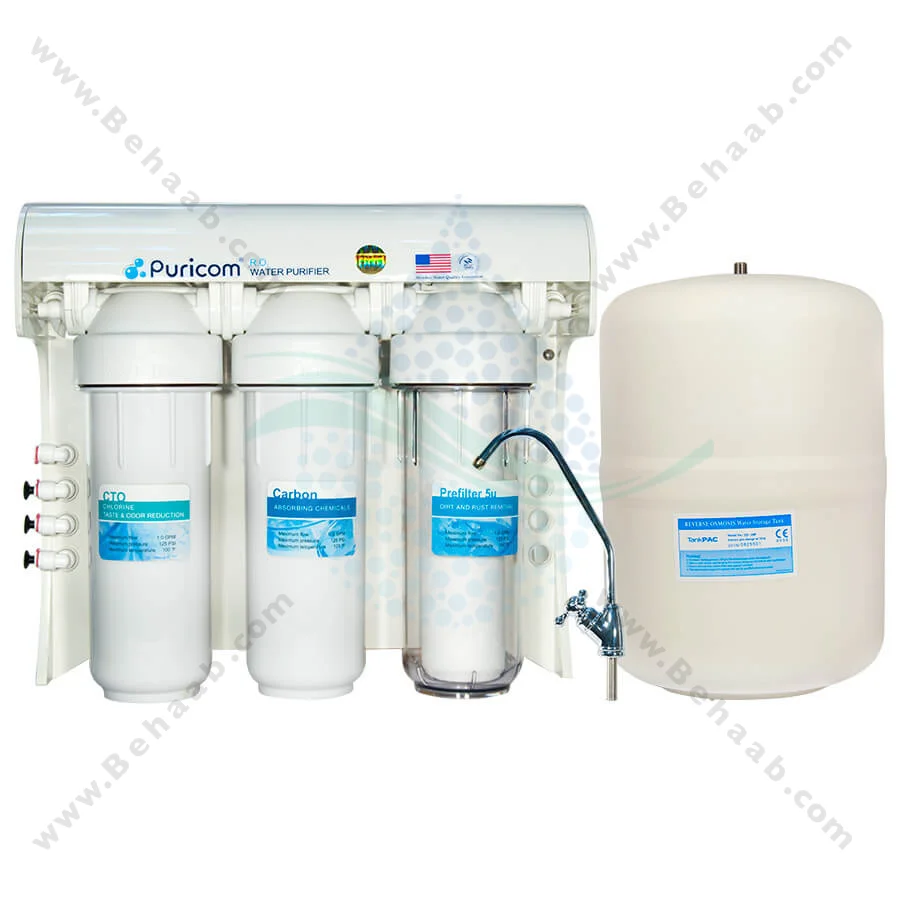 دستگاه تصفیه آب پیوریکام 6 مرحله CE-4 - PURICOM CE4 6Stage Reverse Osmosis Water Filtration System