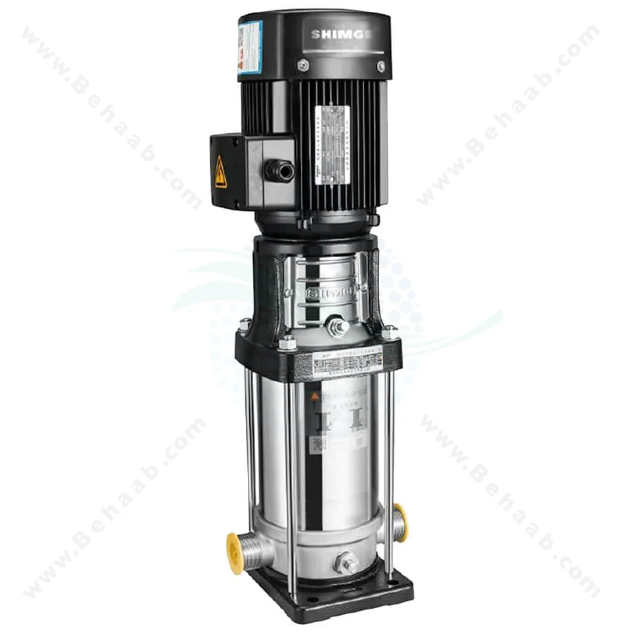 پمپ طبقاتی عمودی شیمجه مدل BL 2-15 - Shimge Vertical Multi-Stage Centrifugal Pump BL 2-15