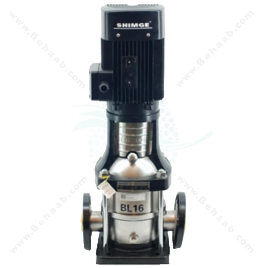 پمپ طبقاتی عمودی شیمجه مدل BL 4-16 - Shimge Vertical Multi-Stage Centrifugal Pump BL 4-16