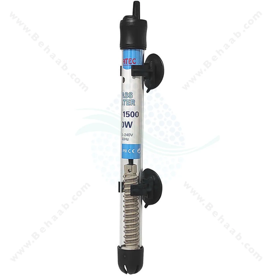بخاری آکواریوم 100 وات آکواتک AQ-1500 - Aquarium Heater Aquatec AQ-1500-100W
