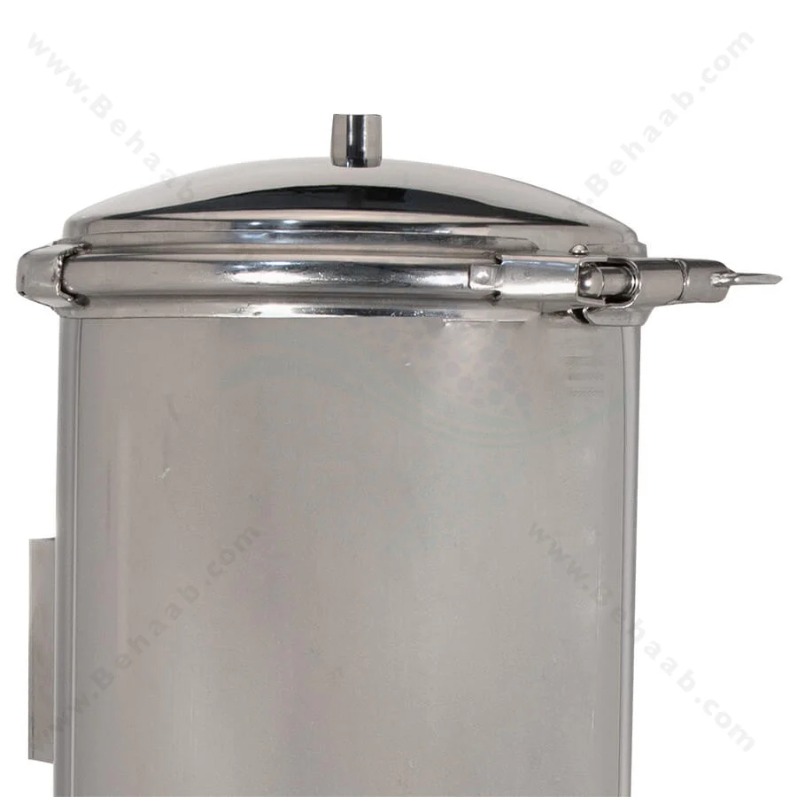 هوزینگ استیل 20 اینچ 5 المانه آکوا وین مدل VC-20-5 - AQUA WIN 5*20 Inch Multi Cartridge Stainless Steel Filter Housing
