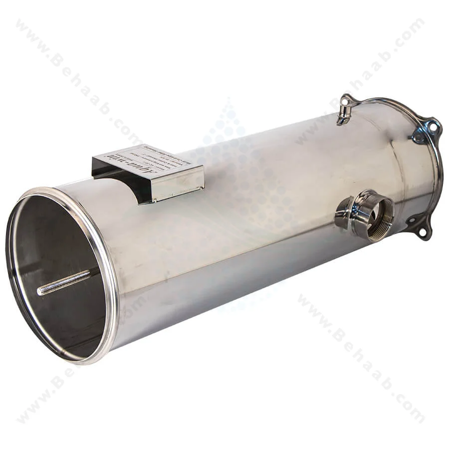 هوزینگ استیل 20 اینچ 5 المانه آکوا وین مدل VC-20-5 - AQUA WIN 5*20 Inch Multi Cartridge Stainless Steel Filter Housing