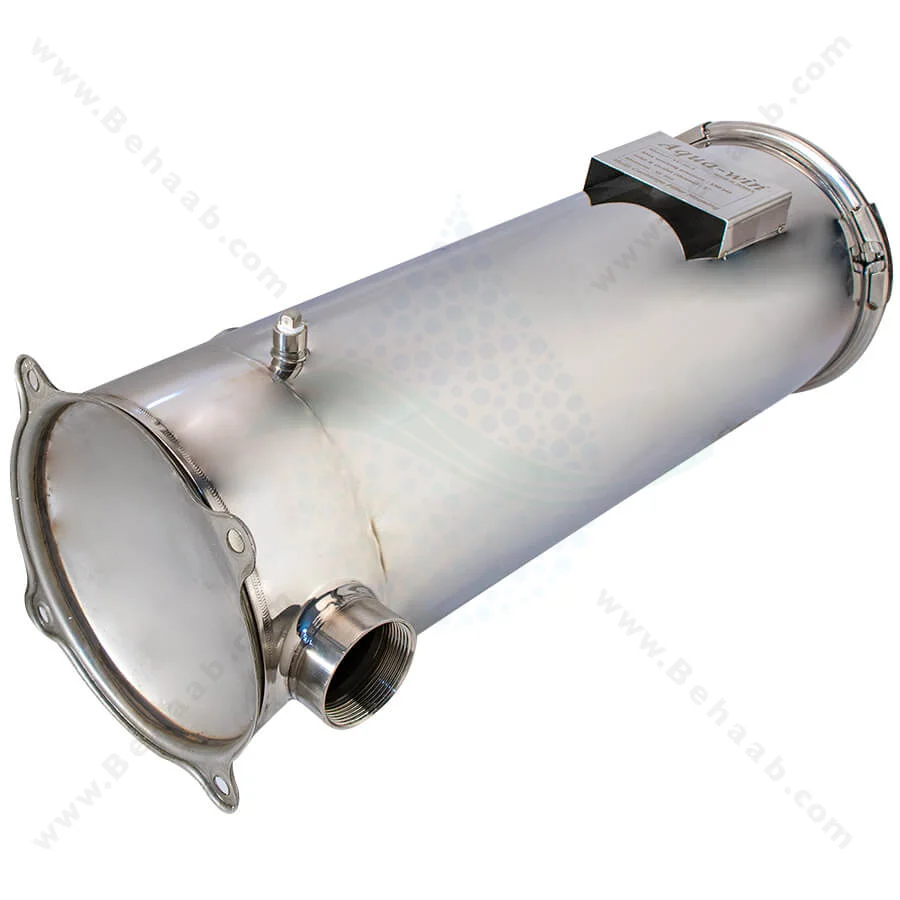 هوزینگ استیل 20 اینچ 5 المانه آکوا وین مدل VC-20-5 - AQUA WIN 5*20 Inch Multi Cartridge Stainless Steel Filter Housing
