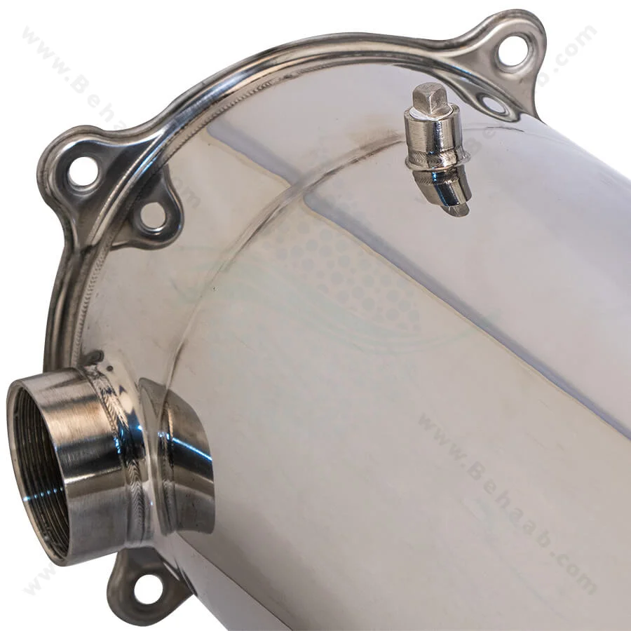 هوزینگ استیل 20 اینچ 5 المانه آکوا وین مدل VC-20-5 - AQUA WIN 5*20 Inch Multi Cartridge Stainless Steel Filter Housing