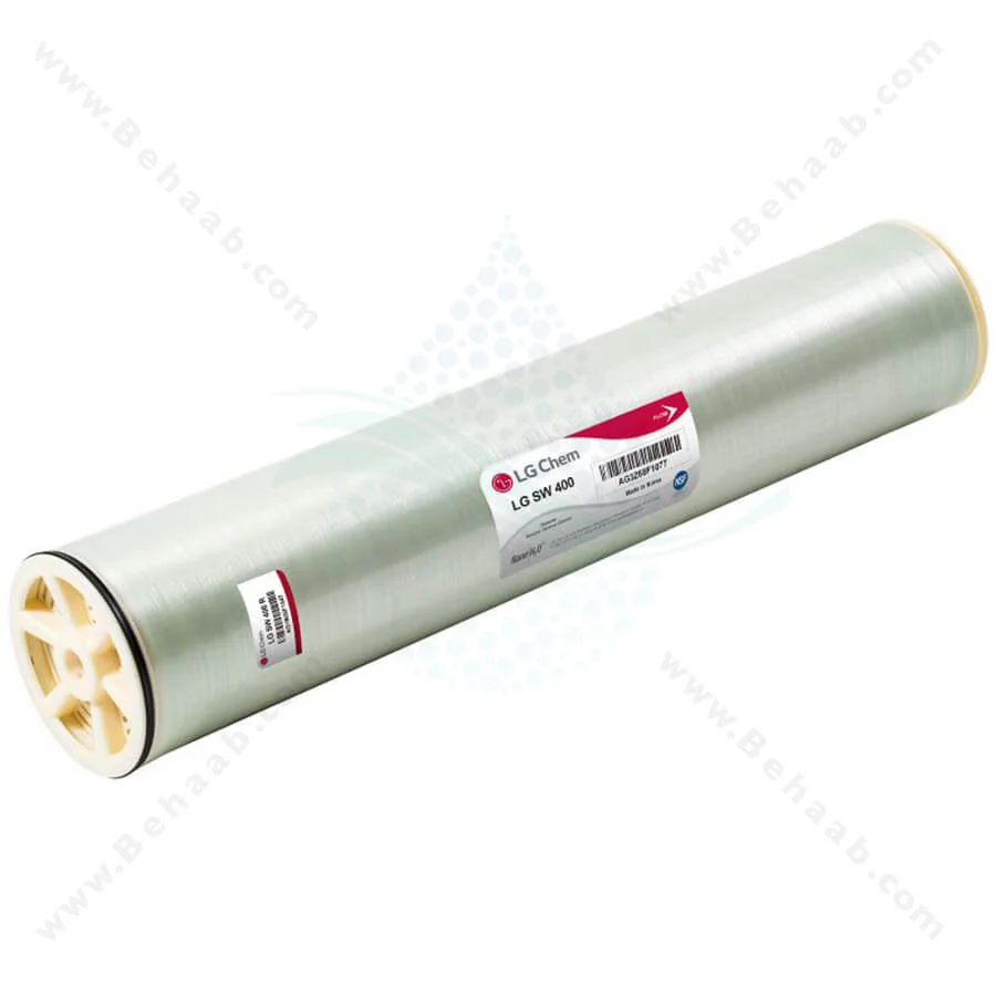 فیلتر ممبران دریایی 8 اینچ ال جی کم (LG Chem) مدل LG SW 400 R - 8inch LG Chem LG SW 400 R SeaWater RO Membrane
