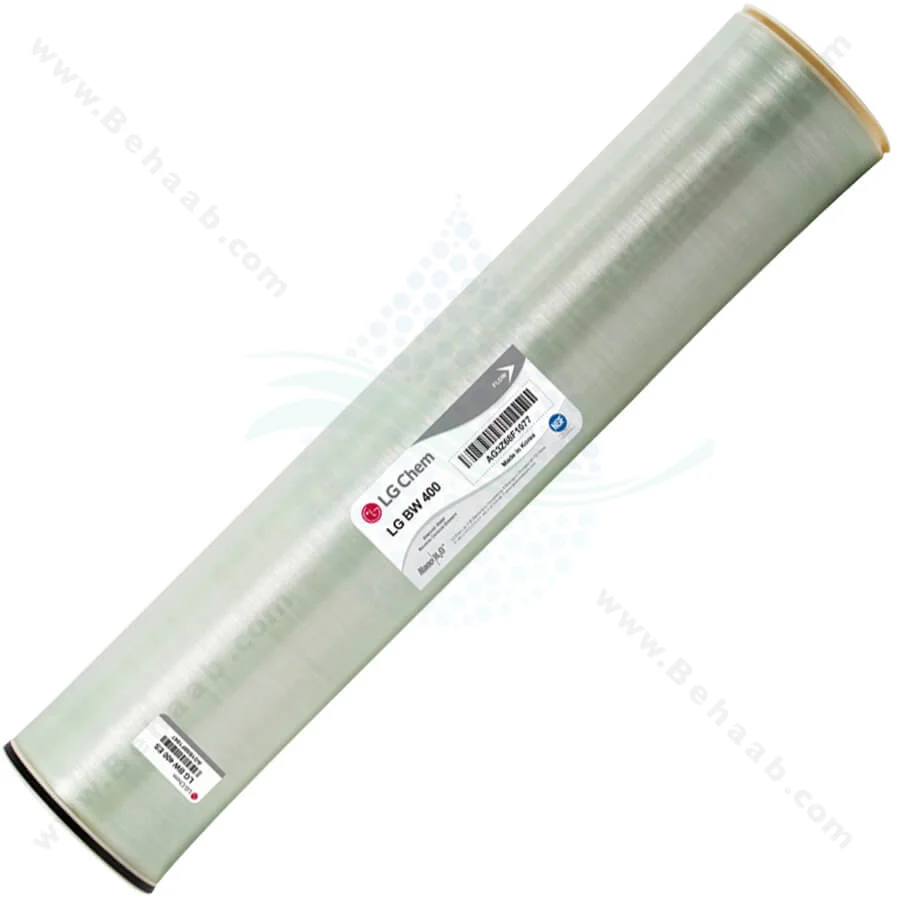 فیلتر ممبران 8 اینچ ال جی کم (LG Chem) مدل LG BW 400 R - 8inch LG Chem LG BW 400 R Brackish RO Membrane