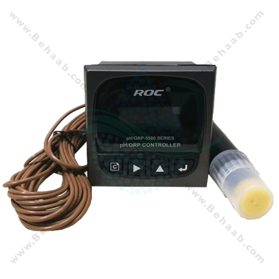 pH/ORP متر آنلاین تابلویی کریتک Createc مدل 5500 - Createc ROC PH/ORP-5500 Controller