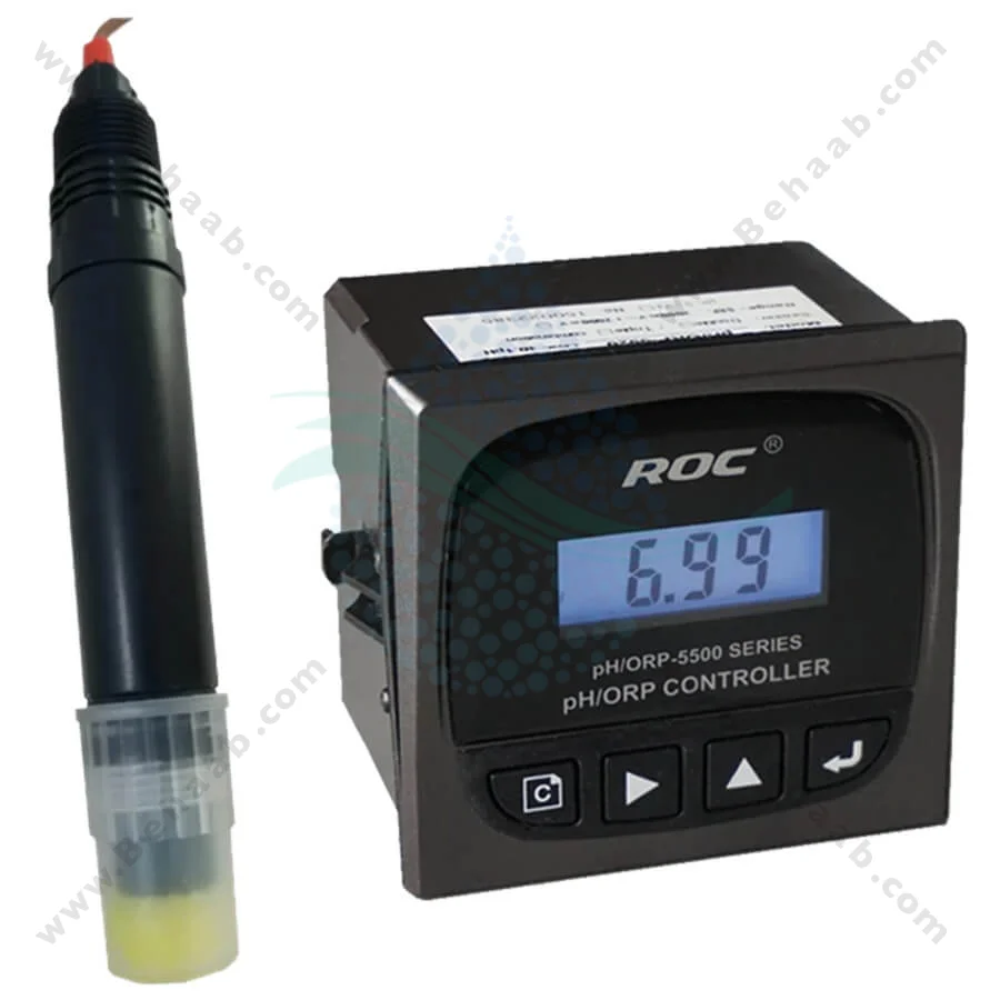 pH/ORP متر آنلاین تابلویی کریتک Createc مدل 5500 - Createc ROC PH/ORP-5500 Controller