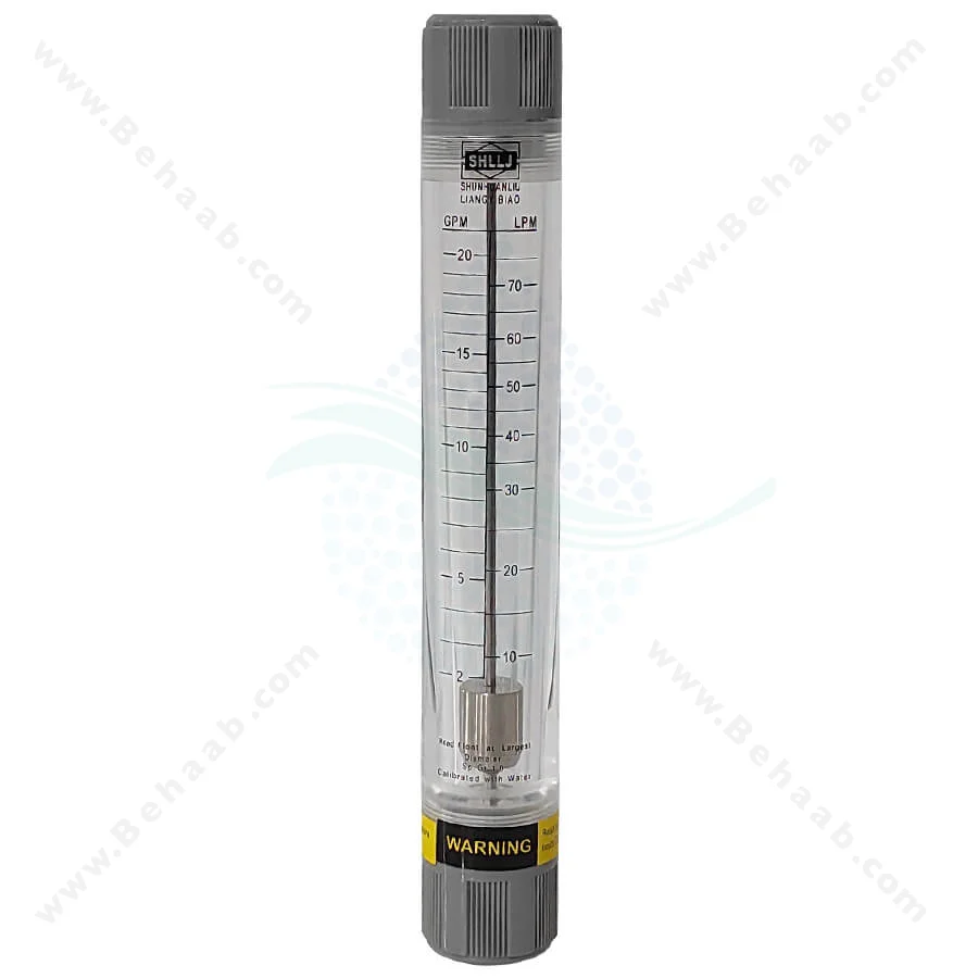 فلومتر خطی 75LPM مدل LZM-25G - LZM-25G Inline Water Flow Meter