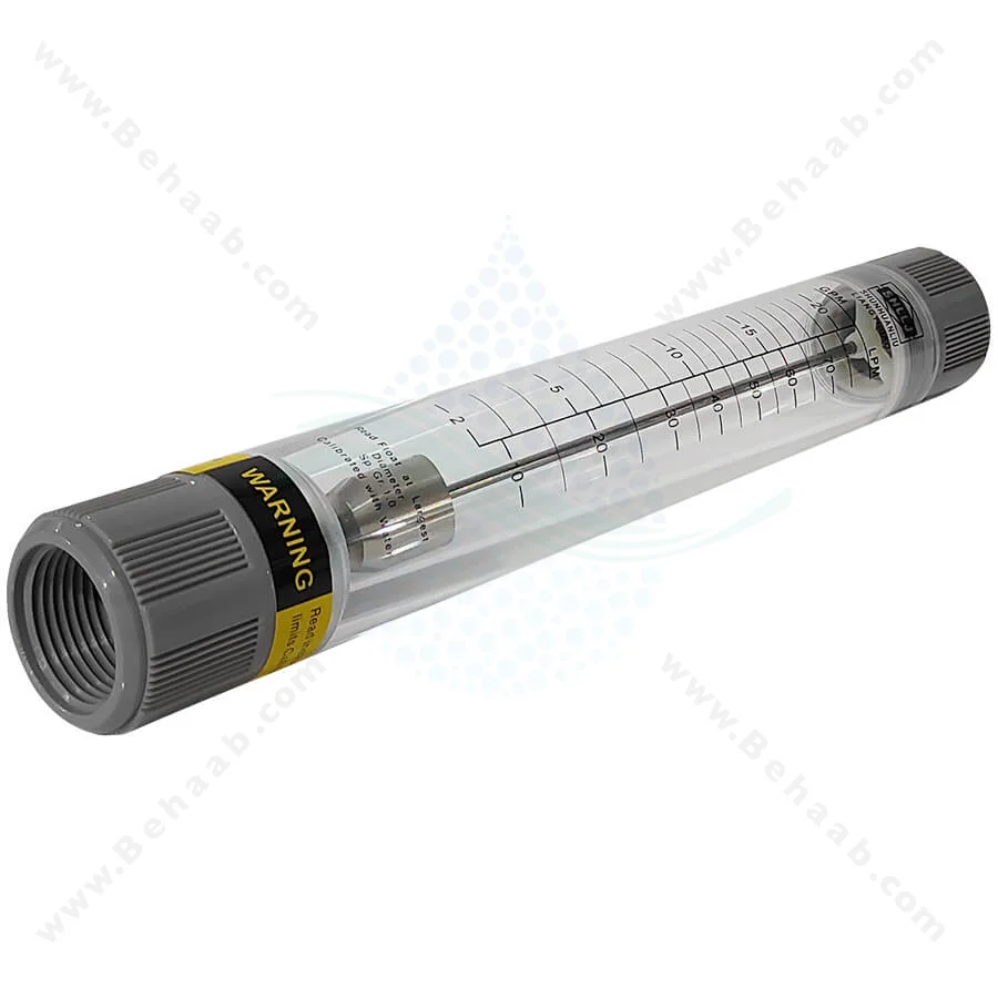 فلومتر خطی 75LPM مدل LZM-25G - LZM-25G Inline Water Flow Meter