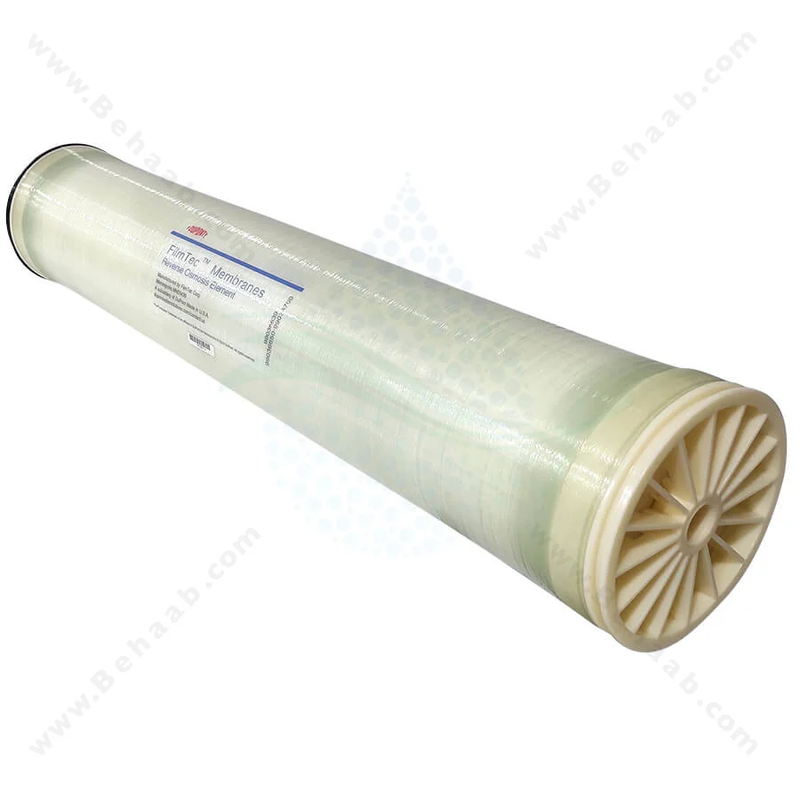 فیلتر ممبران دریایی 8 اینچ فیلمتک (FILMTEC) مدل SW30XLE-400 - 8inch Filmtec SW30XLE-400 Industrial RO Membrane