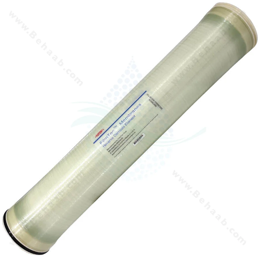 فیلتر ممبران دریایی 8 اینچ فیلمتک (FILMTEC) مدل SW30XLE-400 - 8inch Filmtec SW30XLE-400 Industrial RO Membrane