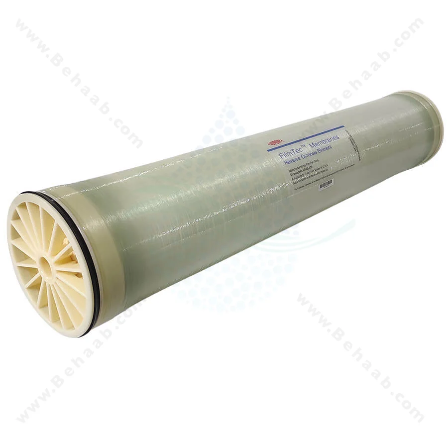 فیلتر ممبران دریایی 8 اینچ فیلمتک (FILMTEC) مدل SW30HR-380 - 8inch Filmtec SW30HR-380 Industrial RO Membrane