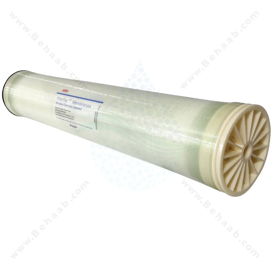 فیلتر ممبران دریایی 8 اینچ فیلمتک (FILMTEC) مدل SW30HRLE-400 - 8inch Filmtec SW30HRLE-400 Industrial RO Membrane