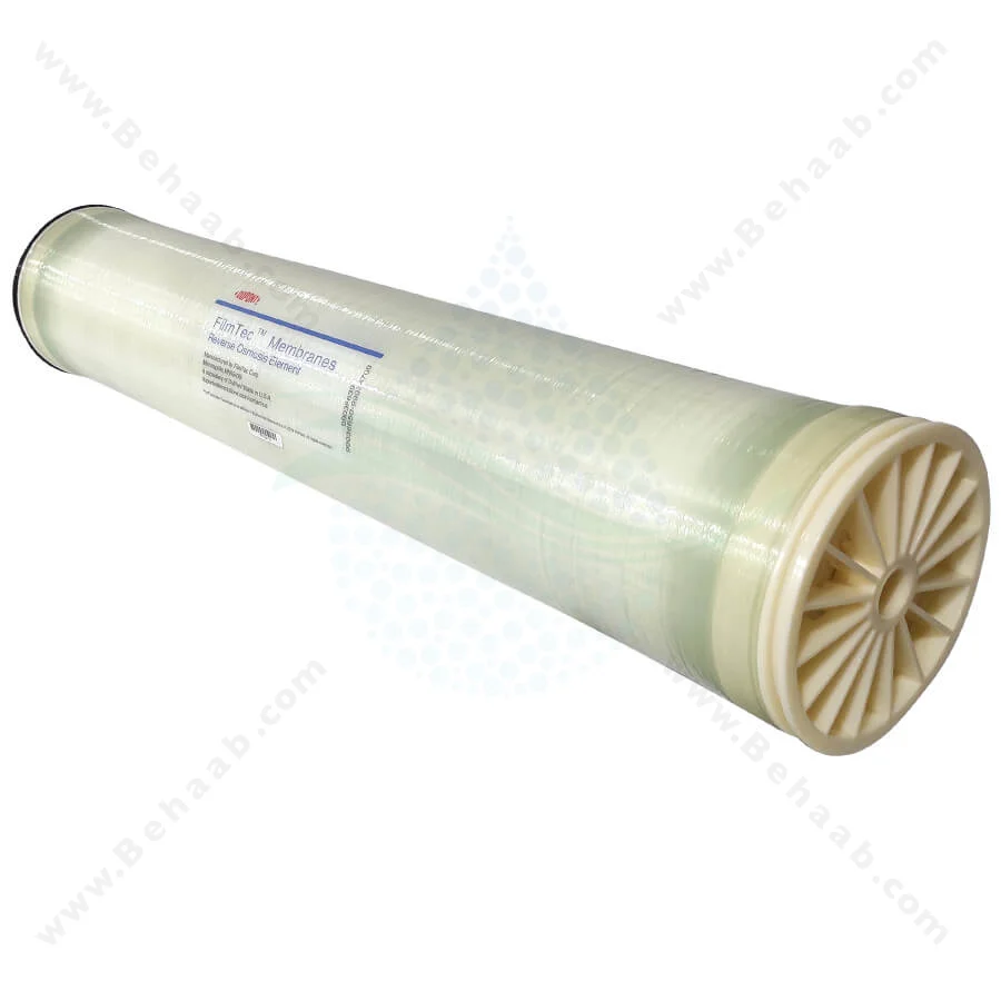 فیلتر ممبران 8 اینچ فیلمتک (FILMTEC) مدل BW30 PRO-400 - 8inch Filmtec BW30 PRO-400 Industrial RO Membrane