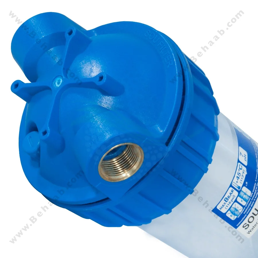 هوزینگ 10 اینچ ورودی 3/4 اینچ سوفیلتر - Water Filter Housing 10 inch with 3/4 inch input soufilter