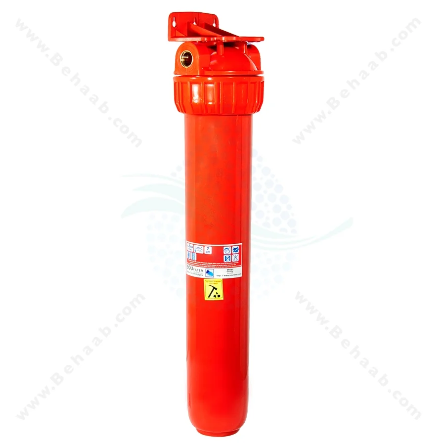 هوزینگ آب گرم 20 اینچ ورودی 1/2 اینچ سوفیلتر - Water Filter Housing 20 inch with 1/2 inch input for Hot Water Soufilter