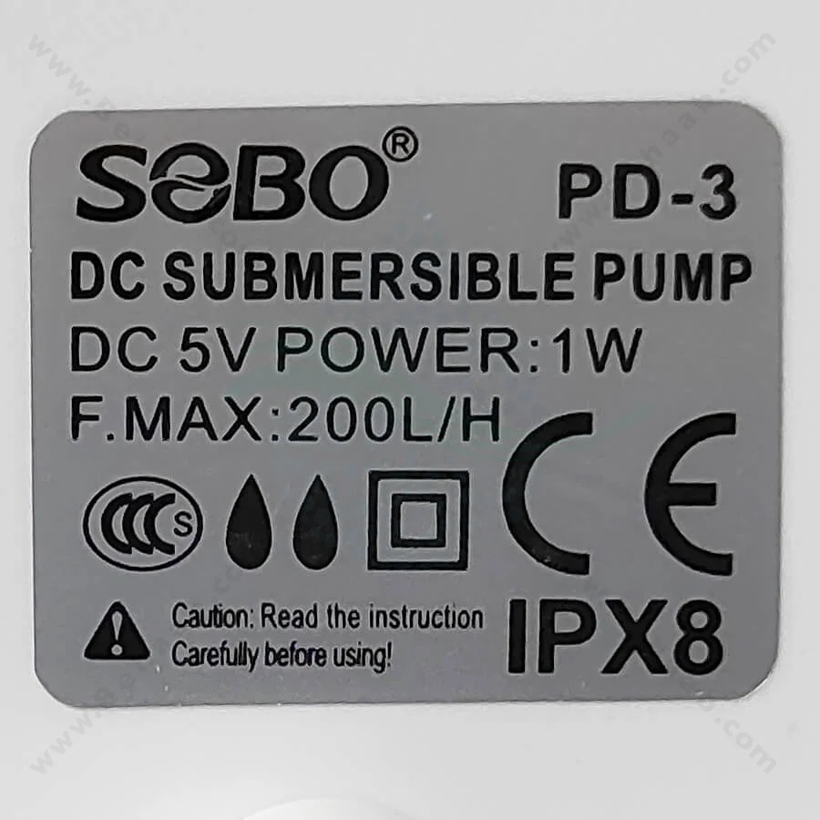 واتر پمپ سوبو مدل PD-3 - Submersible Pump SOBO PD-3