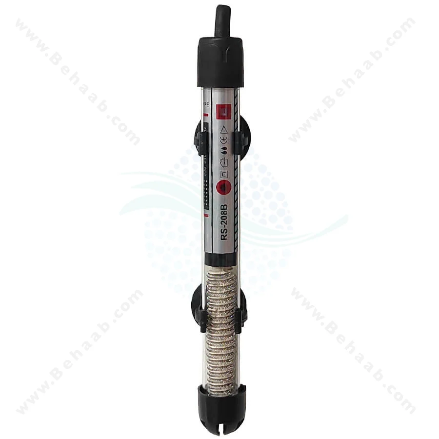 بخاری آکواریوم 100 وات آر اس الکتریکال مدل RS-208B - RS Electrical Aquarium Heater RS-208B 100W