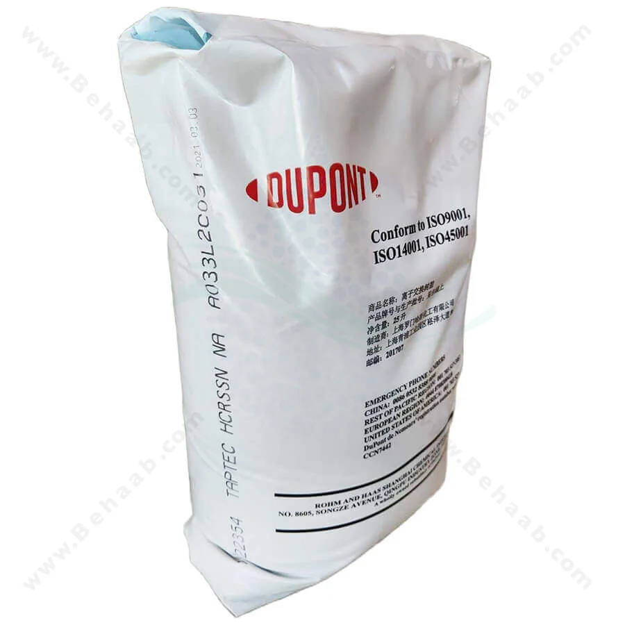 رزین آنیونی آمبرلایت AmberLite مدل HPR9100 سیکل Cl - DuPont AmberLite HPR9100 Cl Ion Exchange Resin