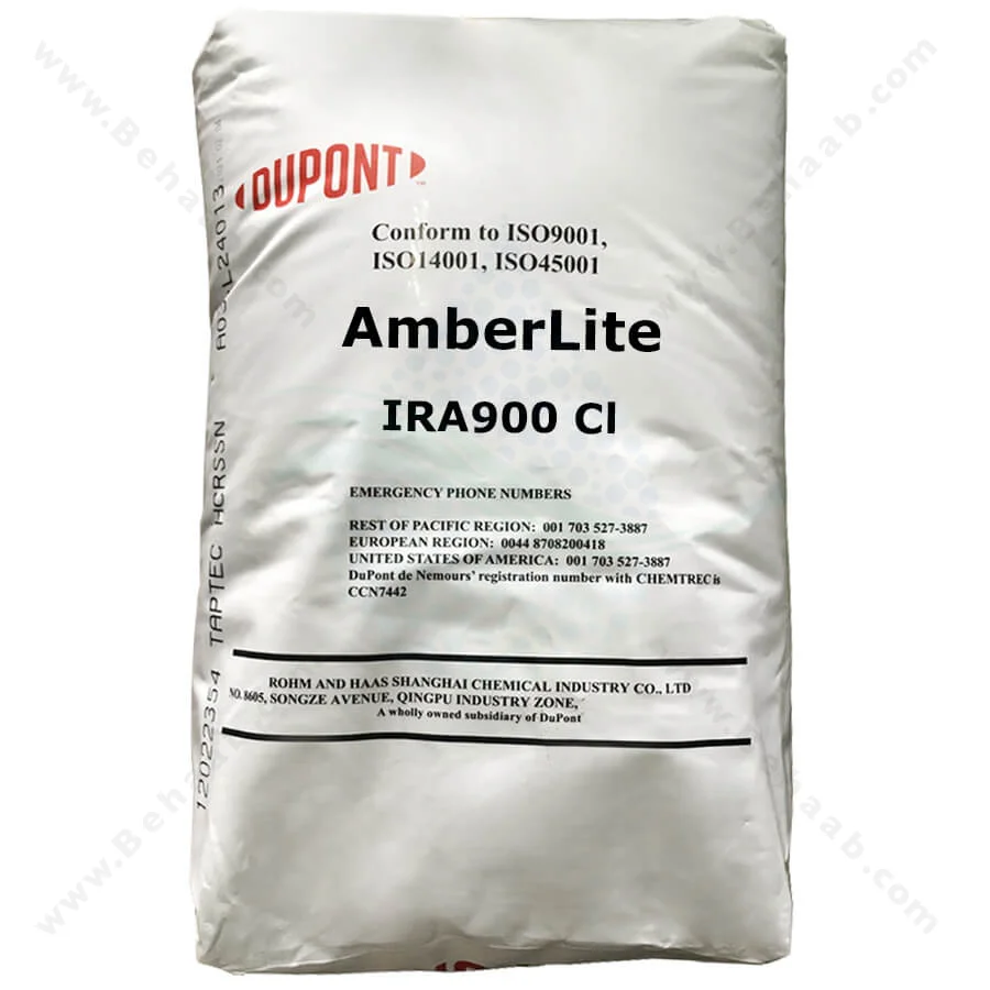 رزین آنیونی آمبرلایت AmberLite مدل IRA900 سیکل Cl - DuPont AmberLite IRA900 Cl Ion Exchange Resin