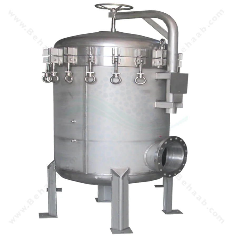 هوزینگ استیل 40 اینچ 42 المانه AMI مدل MXS-4240-316L - AMI Stainless Steel Filter Housing MXS-4240-316L