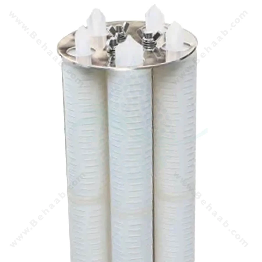 هوزینگ استیل 40 اینچ 5 المانه AMI مدل CFH-TCS-0540 - AMI Stainless Steel Filter Housing CFH-TCS-0540
