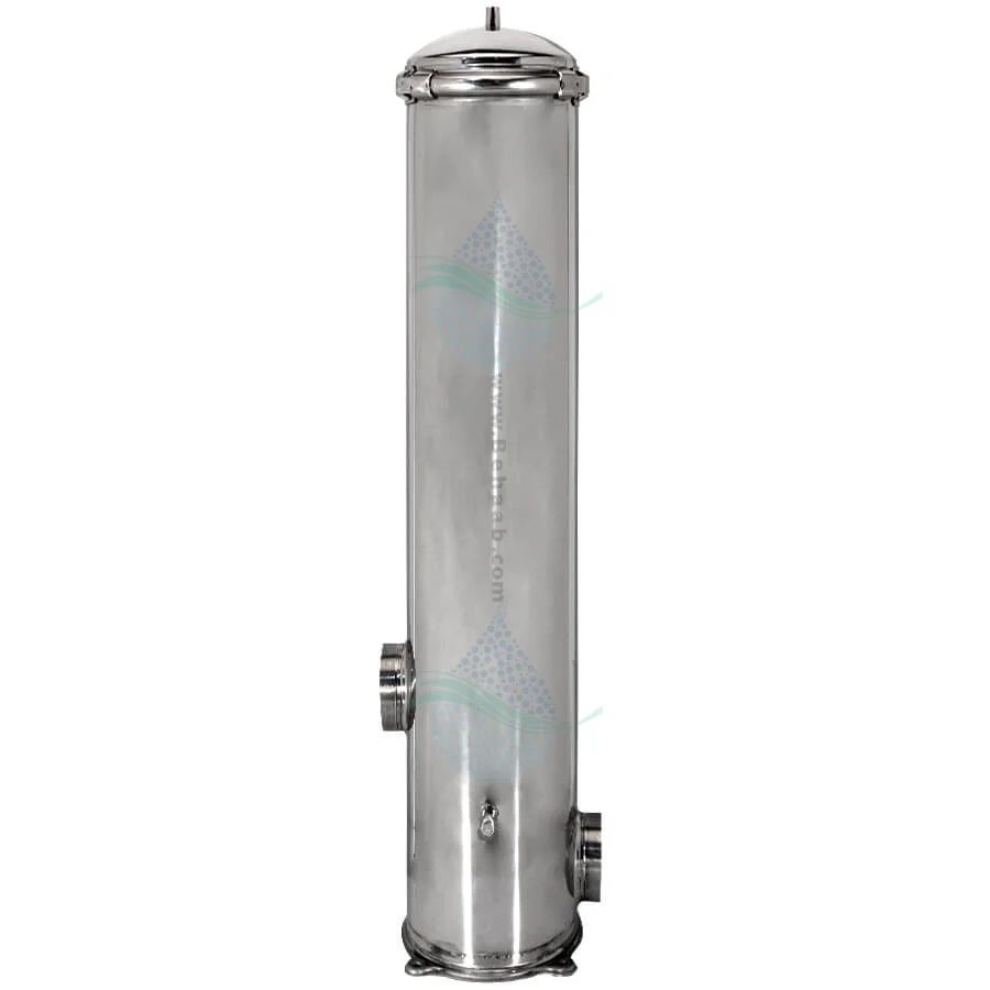 هوزینگ استیل 40 اینچ 5 المانه AMI مدل CFH-TCS-0540 - AMI Stainless Steel Filter Housing CFH-TCS-0540