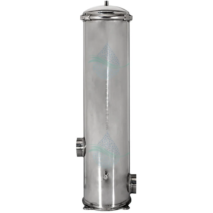 هوزینگ استیل 40 اینچ 7 المانه AMI مدل CFH-TCS-0740 - AMI Stainless Steel Filter Housing CFH-TCS-0740