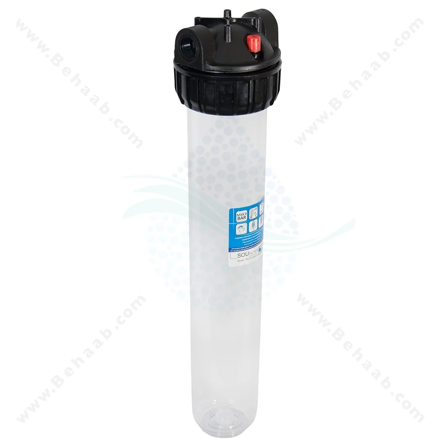 هوزینگ 20 اینچ ورودی 3/4 اینچ سوفیلتر - 20 inch Housing with 3_4 inch input SOU Filter