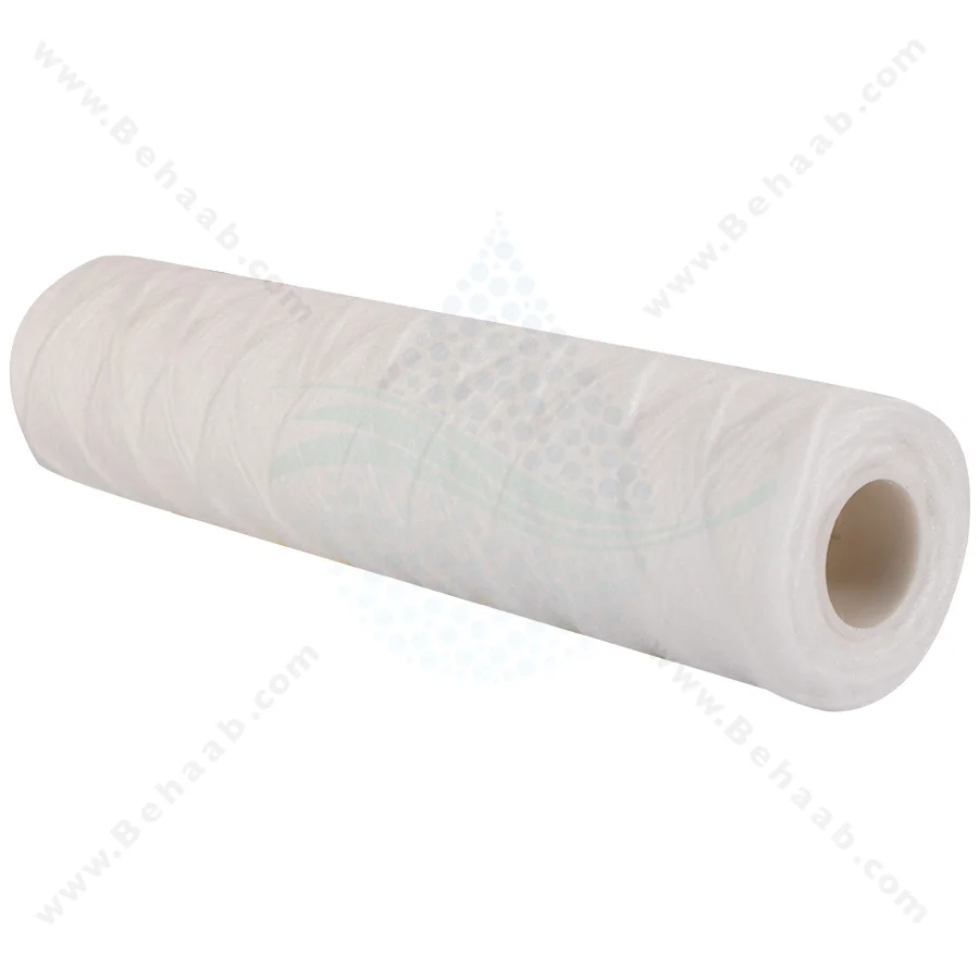 فیلتر نخی تصفیه آب سی سی کا مدل ST-5 - 5Micrometre 10 x 2.5 Inch String Wound Sediment Water Filter Cartridge CCK ST-5