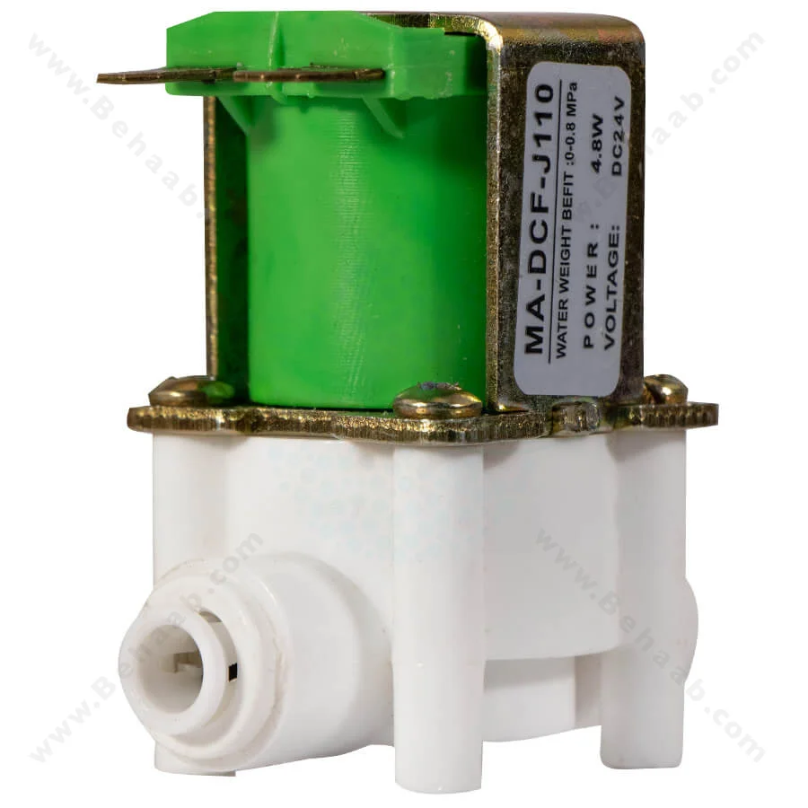 شیر برقی تصفیه آب مدل MA-DCF-J110 - 24V DC RO Water Purifier Solenoid Valve MA-DCF-J110