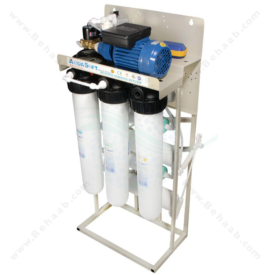 تصفیه آب نیمه صنعتی 800 گالن آکوا سافت - Aqua Soft 800 GPD Semi-industrial Reverse Osmosis Water Filtration System