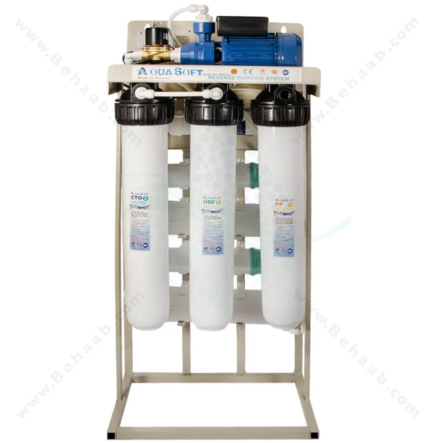تصفیه آب نیمه صنعتی 800 گالن آکوا سافت - Aqua Soft 800 GPD Semi-industrial Reverse Osmosis Water Filtration System