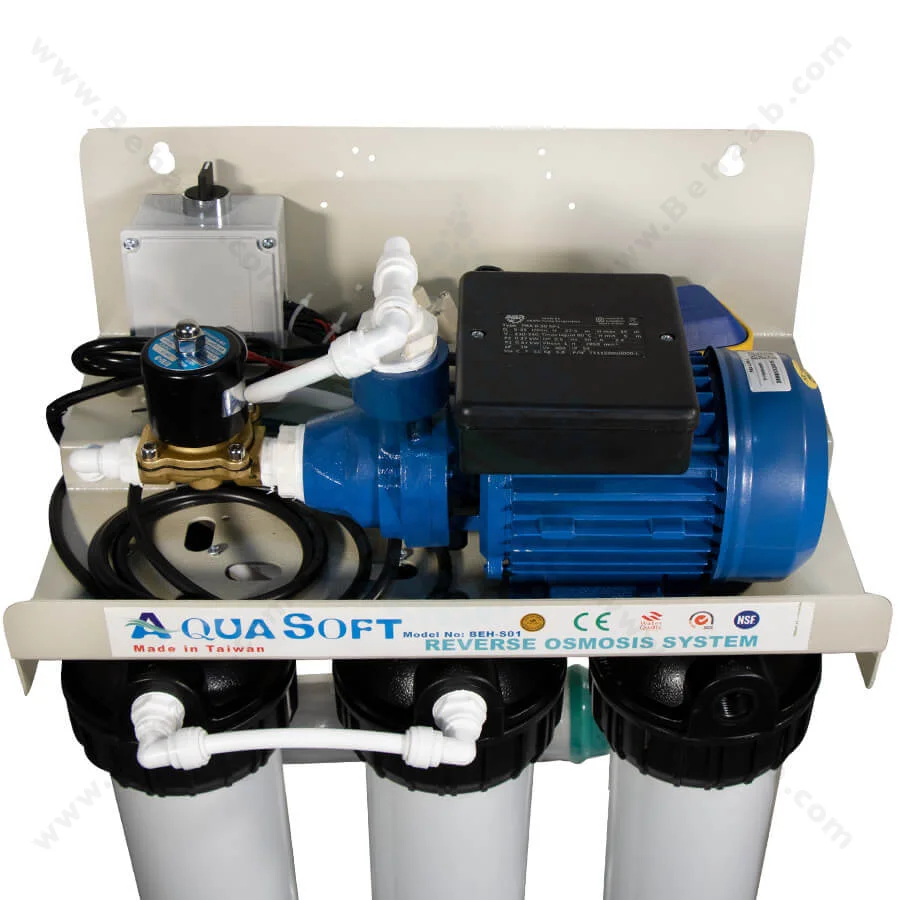 تصفیه آب نیمه صنعتی 800 گالن آکوا سافت - Aqua Soft 800 GPD Semi-industrial Reverse Osmosis Water Filtration System