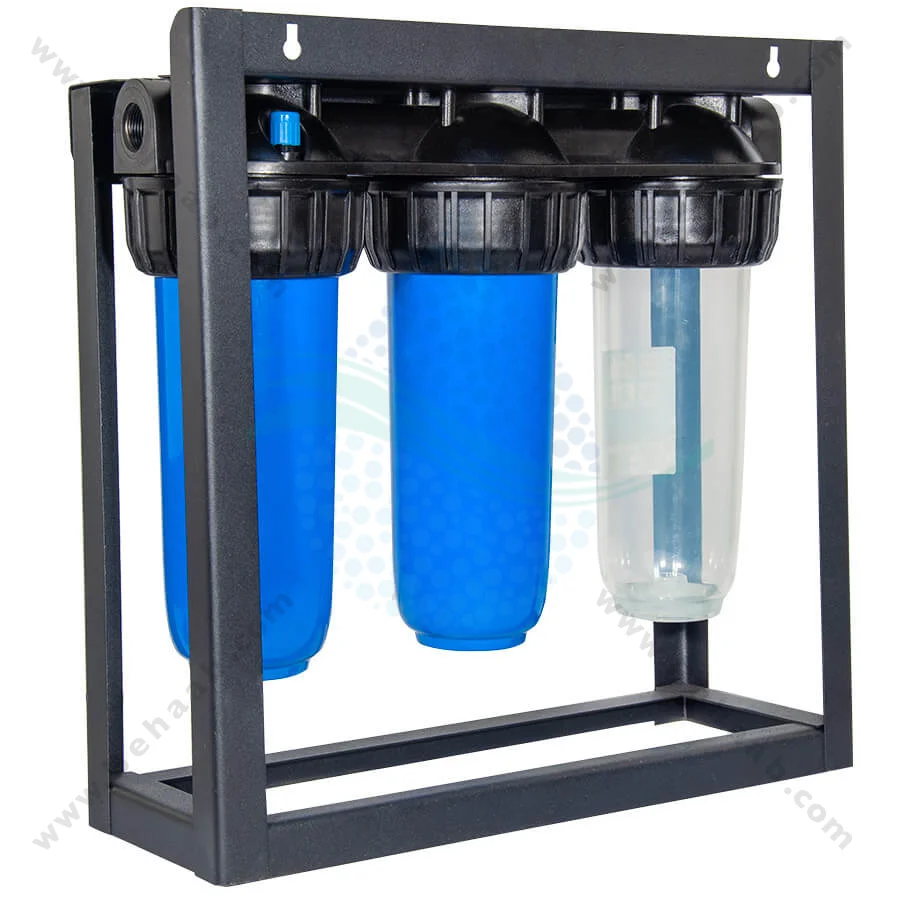 رسوب گیر کولر آبی با فیلتر سرامیکی، کربن و رزینی 10 اینچ - Anti Scaling Swamp Cooler with 10 inch Ceramic-GAC and Resin Water Filter