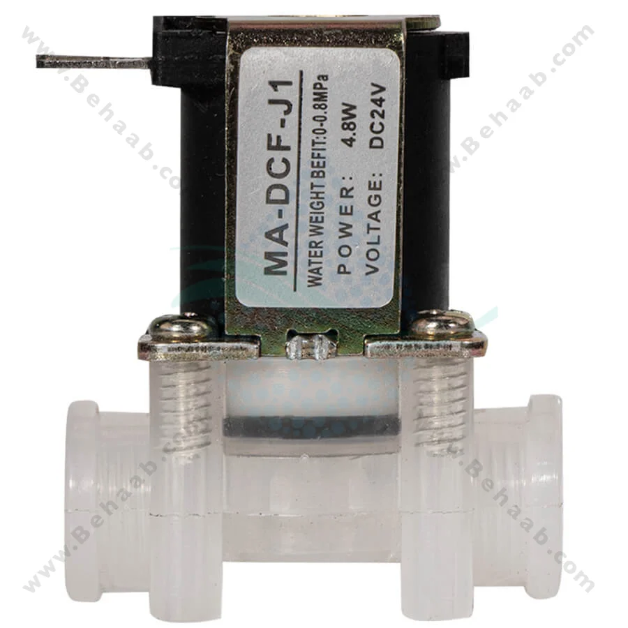شیر برقی تصفیه آب مدل MA-DCF-J1 - 24V DC RO Water Purifier Solenoid Valve MA-DCF-J1