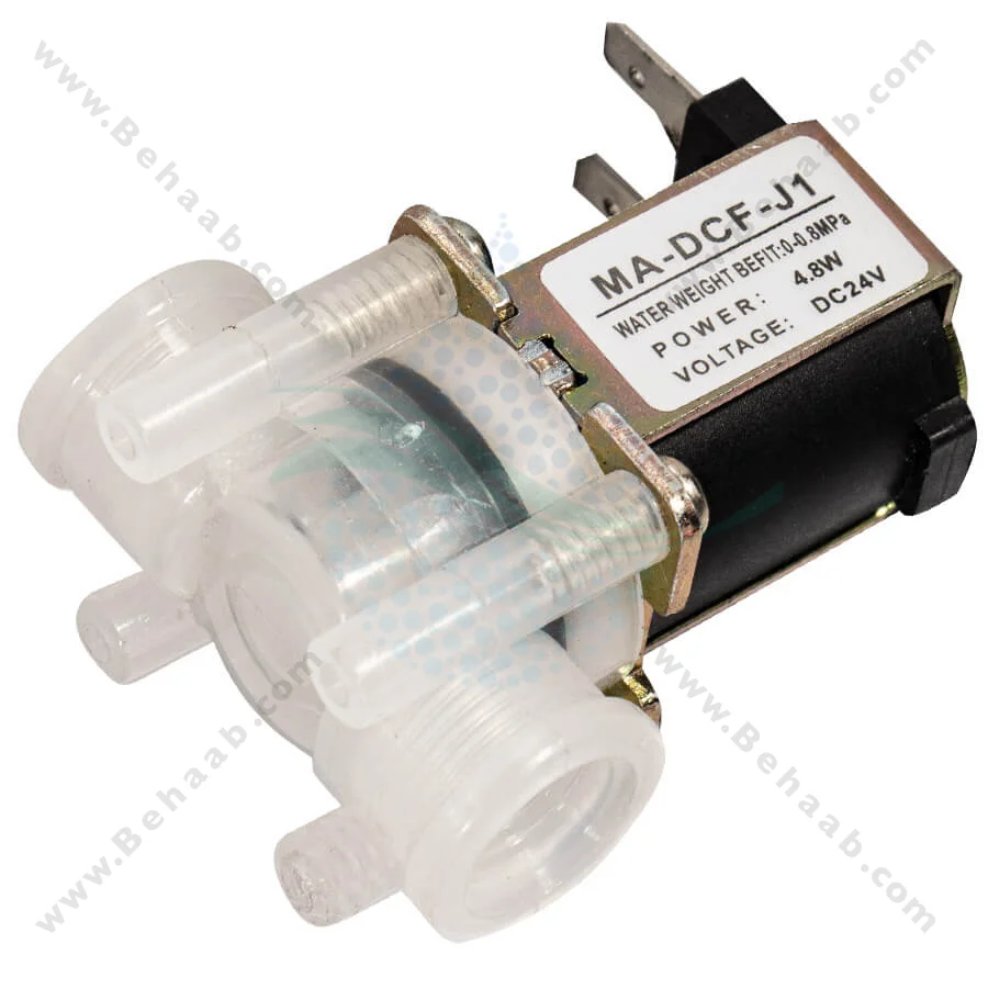 شیر برقی تصفیه آب مدل MA-DCF-J1 - 24V DC RO Water Purifier Solenoid Valve MA-DCF-J1