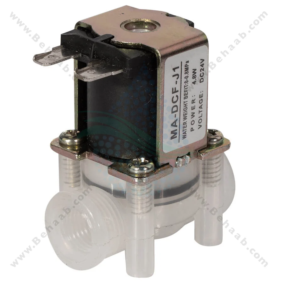 شیر برقی تصفیه آب مدل MA-DCF-J1 - 24V DC RO Water Purifier Solenoid Valve MA-DCF-J1
