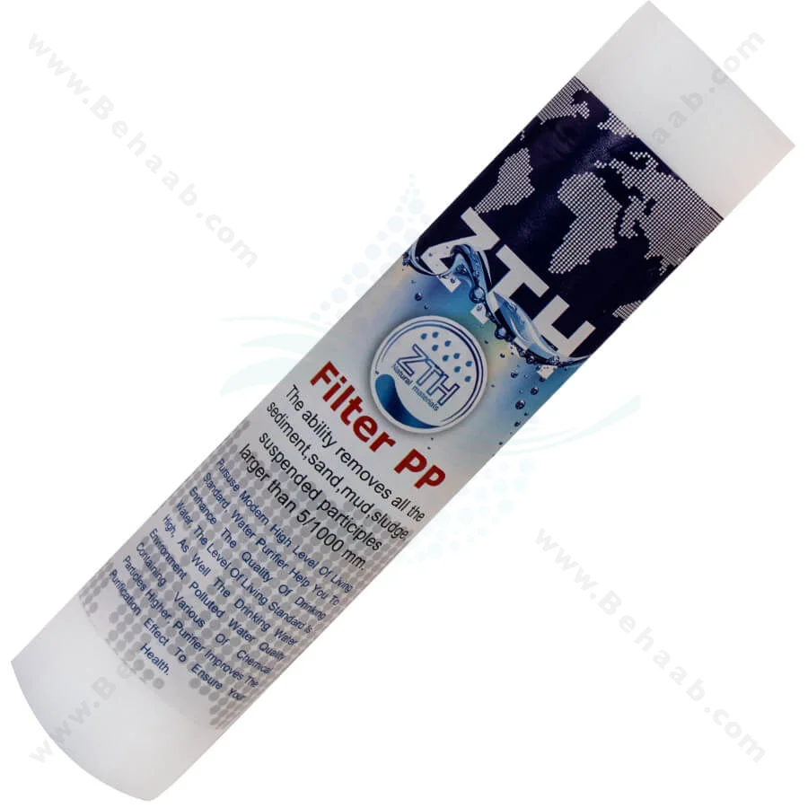 فیلتر الیافی 5 میکرون ZTH - 10inch 5 Micron Sediment Water Filter Cartridge ZTH