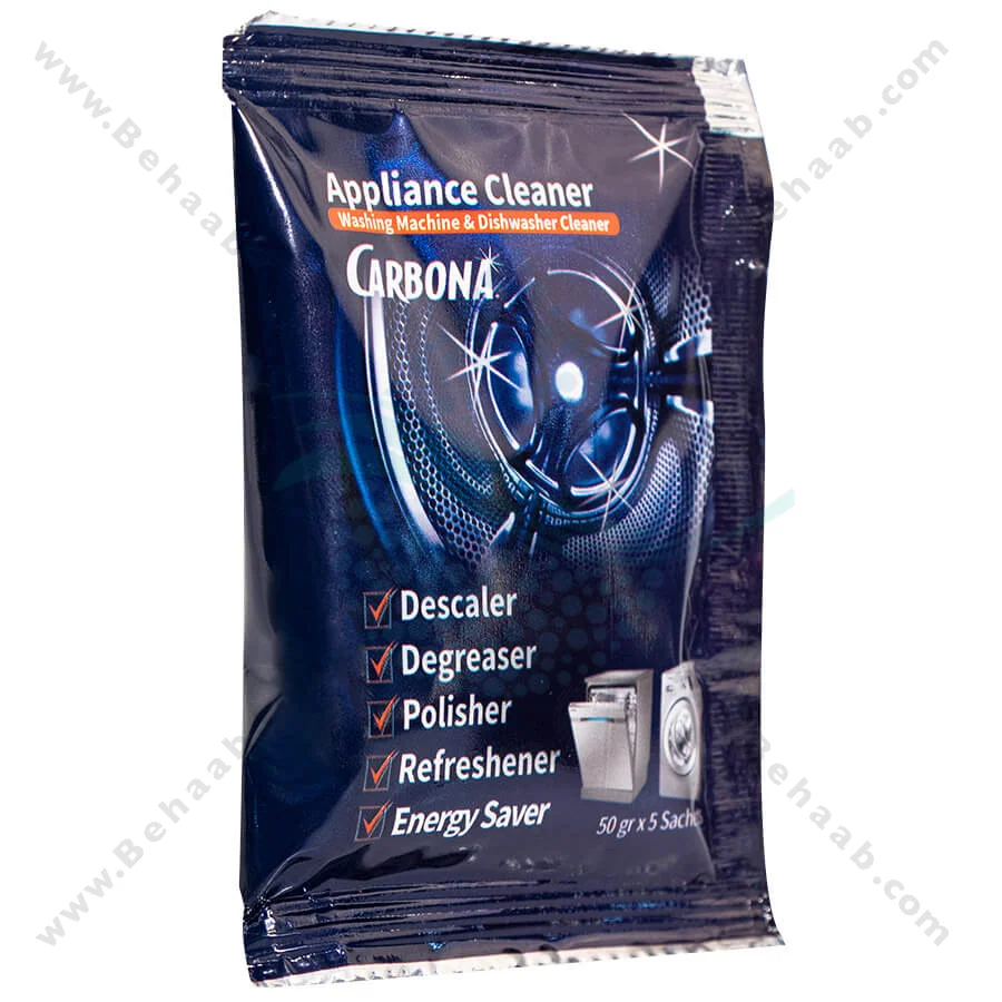 پودر جرم گیر لباسشویی و ظرفشویی سامسونگ مدل Carbona - Carbona Samsung Washing Machine and Dishwasher Cleaner and Descaler