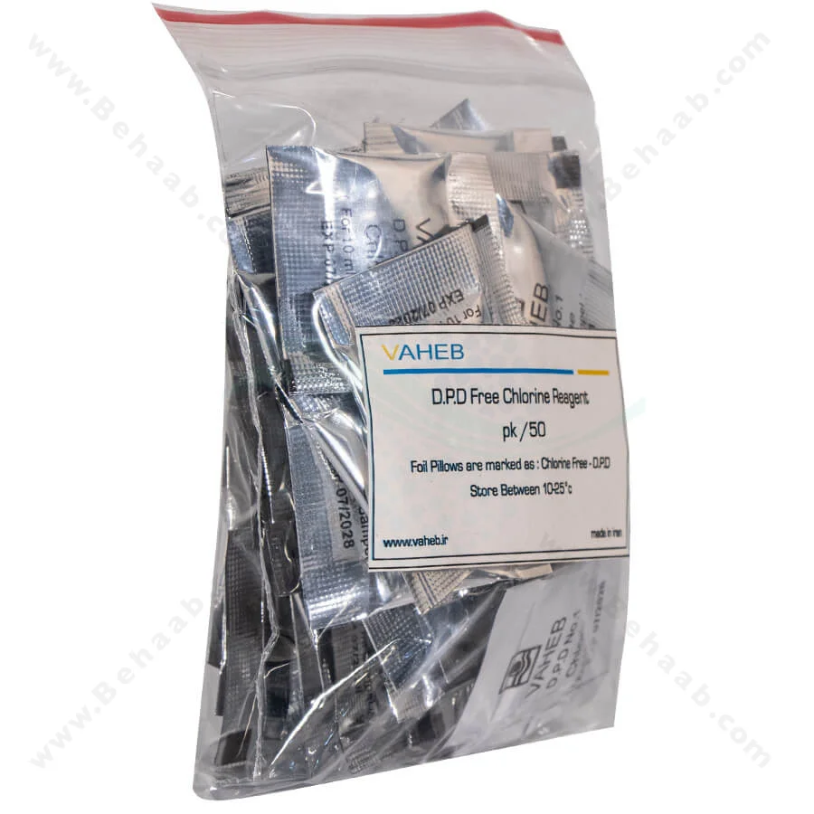 کیت اندازه گیری کلر پودری DPD واهب مدل V-310 - VAHEB V-310 DPD Test Kit Chlorine