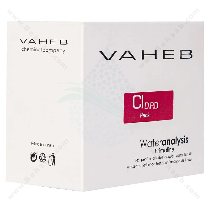 کیت اندازه گیری کلر پودری DPD واهب مدل V-310 - VAHEB V-310 DPD Test Kit Chlorine