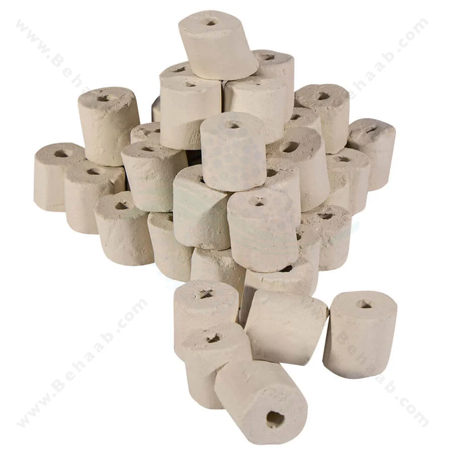 سرامیک آکواریوم بویو مدل CR-500 وزن 500 گرم - BOYU CR-500 Bio Ceramic Rings Aquarium Filter Media