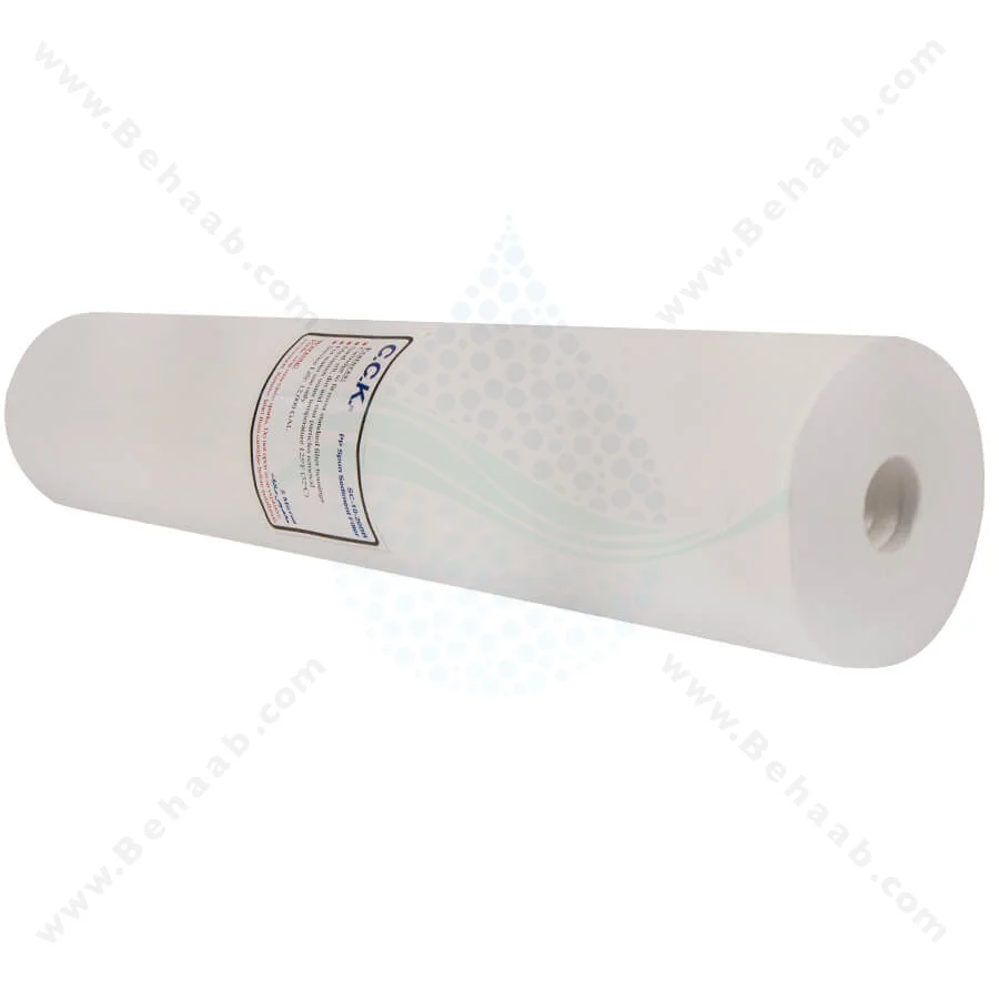 فیلتر الیافی 20 اینچ جامبو سی سی کا 5 میکرون مدل SC-10-20BB - 20inch Jumbo PP Sediment Water Filter Cartridge CCK SC-10-20BB